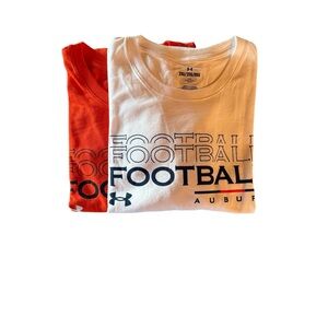 Auburn Tigers Football Under Armour 2024 Sideline T-Shirt (2XL) – White & Orange